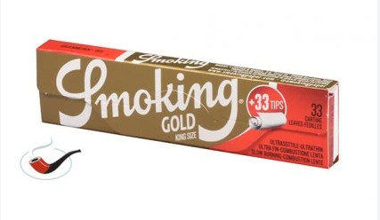 chi tiết PAP.SMOKING KS GOLD SLIM+FILTER TIPS(24)