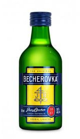 detail Becherovka 38% 0,05L