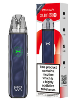 detail OXVA XLIM GO 2 STARTER KIT METAL BLUE 1500 mAh