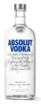 detail Absolut 40% 1L