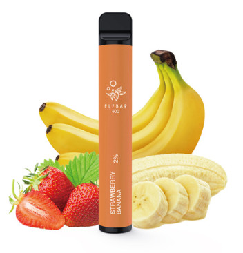 chi tiết ELF BAR 600 STRAWBERRY BANANA