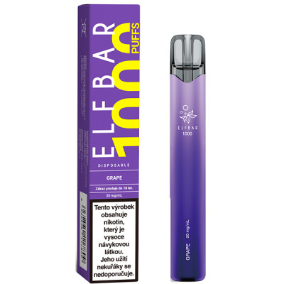 chi tiết ELF BAR 1000 GRAPE