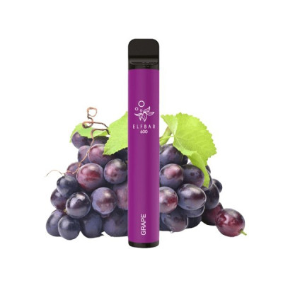 chi tiết ELF BAR 600 GRAPE