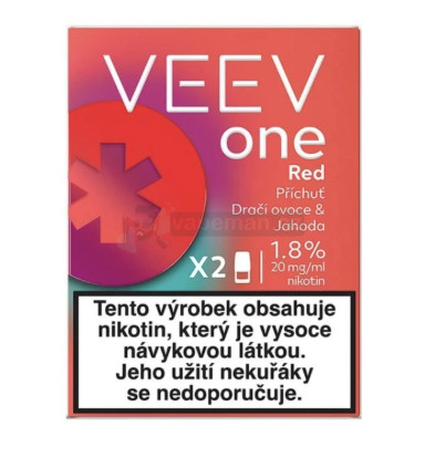 chi tiết VEEV ONE 1000 POD 2KS RED 20MG