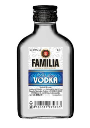 detail Familia Vodka 37,5% 0,1 L