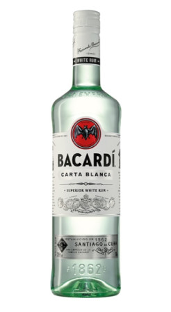 detail Rum Bacardi Carta Blanca 37,5% 0,7L