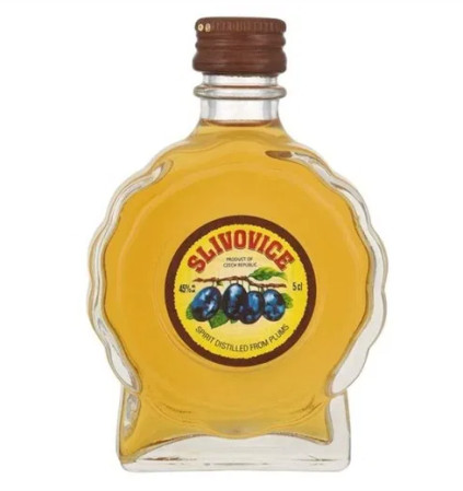 detail Slivovice Gold 45% 0,05L