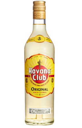 detail Havana Club 3 Anejo 37,5% 1L