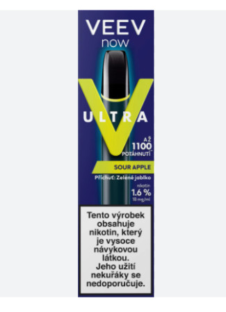 chi tiết VEEV NOW ULTRA 1100 SOUR APPLE 18MG