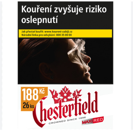 chi tiết CHESTERFIELD MAXI RED 215.00 U