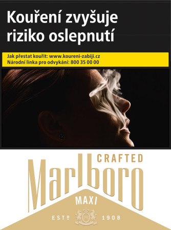 detail MARLBORO CRAFTED MAXI GOLD 223.00 U