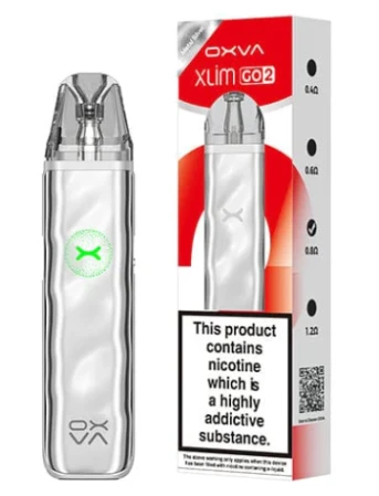 chi tiết OXVA XLIM GO 2 STARTER KIT METAL SLIVER 1500 mAh