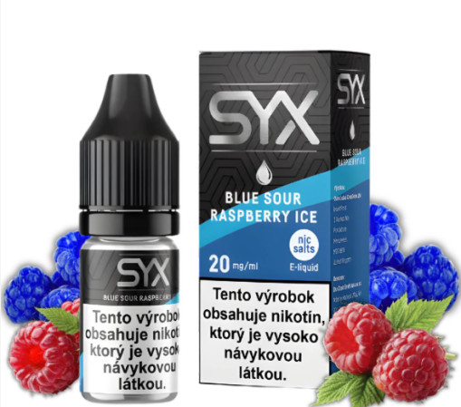 chi tiết E-LIQUID SYX SOUR RASPBERRY 10ML 20MG