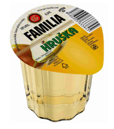 detail Familia Hruška 38% 0,04 L
