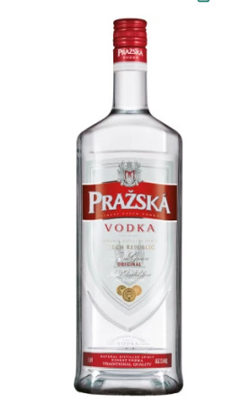 detail Prazžská Vodka 37,5% 1 L