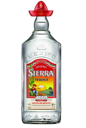 detail Sierra tequila Silver 38% 0,7 L