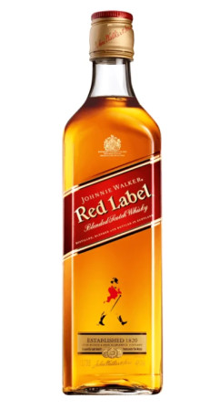 detail Johnnie Walker Red Label 40% 1L