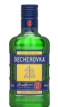 chi tiết Becherovka 38% 0,2L