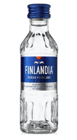 detail Finlandia 40% mini 0,05L