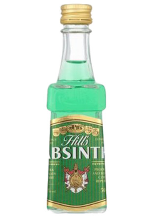 detail Absinth 70% HILLS 0,5L