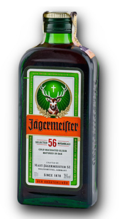 chi tiết Jagermeister 35% 0,1 L
