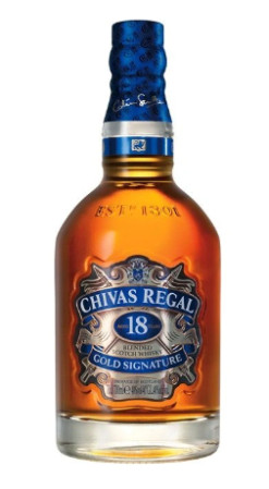 detail Chivas Regal 18y 40% 0,7L