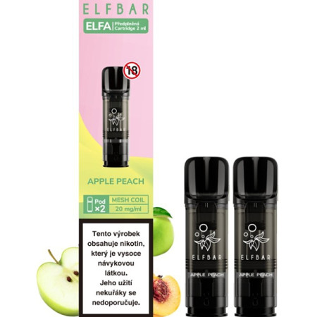 chi tiết ELFA POD APPLE PEACH