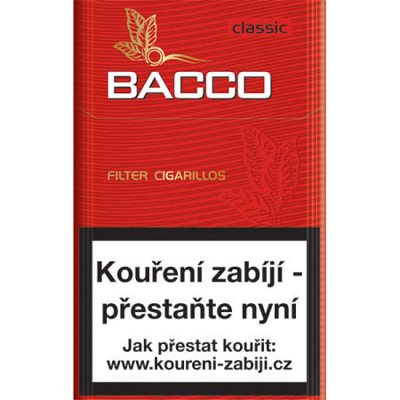 detail BACCO CIGARILLOS FILTER CLASSIC 17S