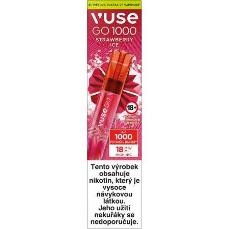 chi tiết VUSE GO P1000 STRABERRY MINT 18MG(U)