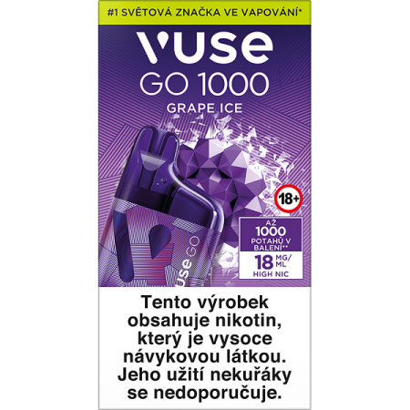chi tiết VUSE GO B1000 GRAPE ICE 18MG