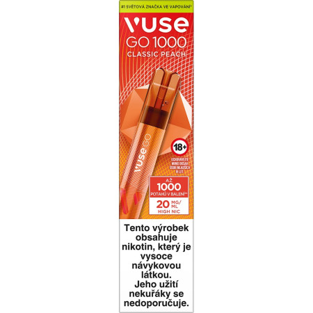 chi tiết VUSE GO P1000 CLASSIC PEACH 18MG(U)
